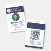 Personeelsbadge - Toegangskaart beveiliging Badge (Voor- en achterkant)