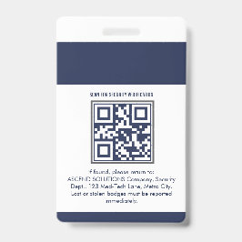 Personeelsbadge - Toegangskaart beveiliging Badge