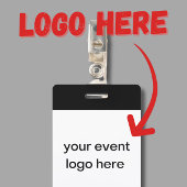 Personeelsbadge voor evenementen badge