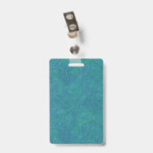 Personeelsbadge vrijwilliger Teal Badge (Achterkant met clip)