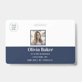 Personeelsbedrijf Beveiliging Bedrijfslogo Foto-ID Badge