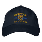 Personeelsbeenderen van de scheepvaart pet (Voorkant)