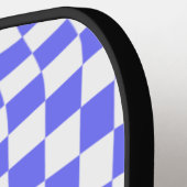 Personeelscontrole| Paars en wit Pickleball Paddle (Links Detail)