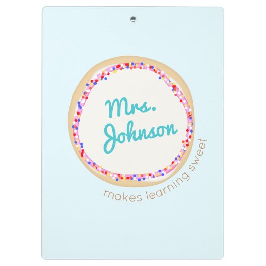 Personeelsdocent Klembord (Achterkant)