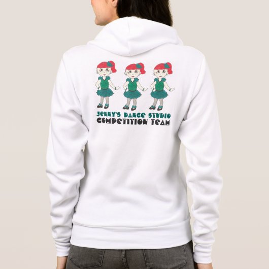 Personeelsdrukkerij van Studio-wedstrijd Hoodie (Achterkant)