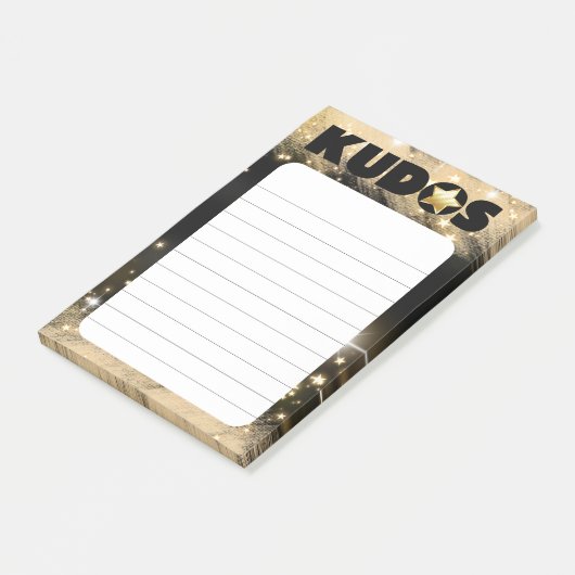 Personeelserkenning award ster kudos post-it® notes (Schuin)