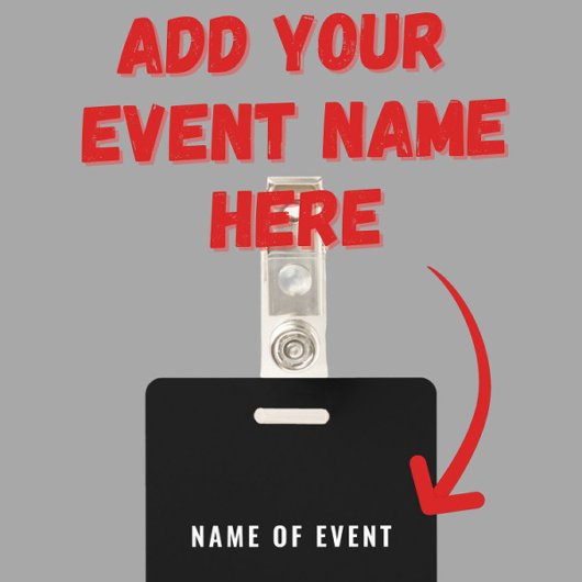 Personeelsevenement Badge