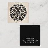 Personeelsformatie Equestrian Kaleidoscoop Vierkante Visitekaartje (Voorkant / Achterkant)