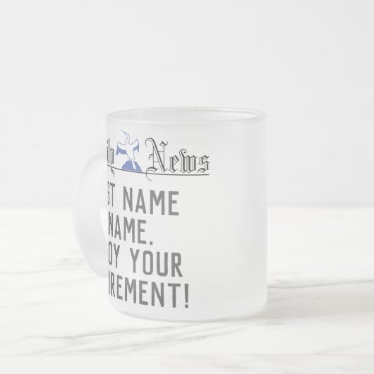 Personeelsformatie Matglas Koffiemok (Voorkant links)