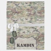 Personeelsformatie OCP Camo Uniform Fleece Deken (Voorkant)
