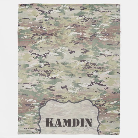 Personeelsformatie OCP Camo Uniform Fleece Deken (Voorkant)