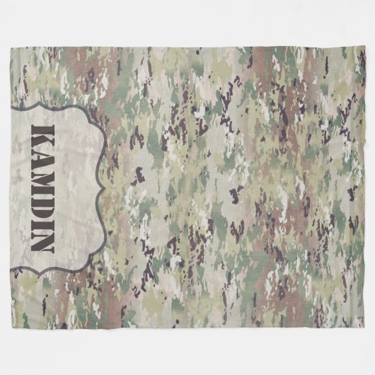 Personeelsformatie OCP Camo Uniform Fleece Deken (Voorkant (Horizontaal))