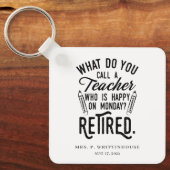 Personeelsformatie Opleiding in ruste Sleutelhanger (Voorkant)