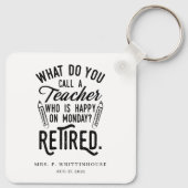 Personeelsformatie Opleiding in ruste Sleutelhanger (Achterkant)