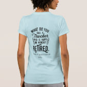 Personeelsformatie Opleiding in ruste T-shirt (Achterkant)