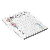 Personeelsformatie wekelijks notitieblok (Schuin)