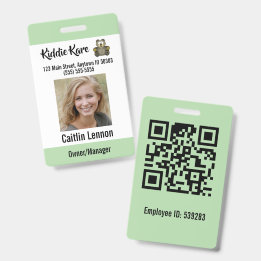 Personeelsfoto-ID Badge