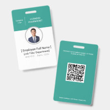 Personeelsfoto-ID-badge apotheek Geregistreerd Apo