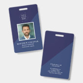 Personeelsfoto ID-bedrijfsbadge Badge (Voor- en achterkant)