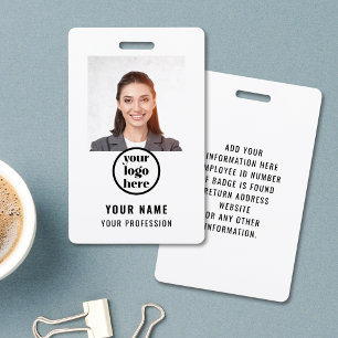 Personeelsfoto ID Bedrijfsbeveiliging Badge