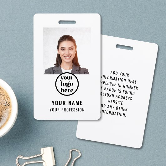 Personeelsfoto ID Bedrijfsbeveiliging Badge