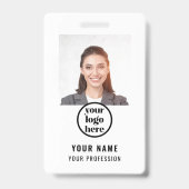Personeelsfoto ID Bedrijfsbeveiliging Badge (Voorzijde)