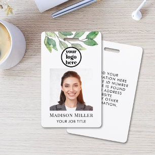 Personeelsfoto ID Bedrijfsbeveiliging Botanische B Badge