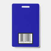 Personeelsfoto-ID met aangepaste details Badge (Achterkant)
