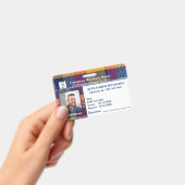 Personeelsfoto Logo Streepjescode ID-kaart Badge (Handheld)