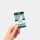 Personeelsfoto naam ID-kaart Bar Code Logo Aangepa Badge (Handheld)