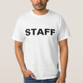 Personeelsfunctionaris evenementenbeheer t-shirt (Voorkant)