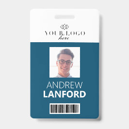 Personeelskaart | Aangepast logo en kleur Badge