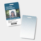 Personeelskaart | Aangepaste Logo en Kleur Badge (Voor- en achterkant)