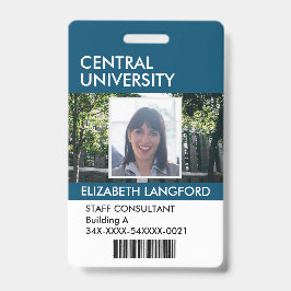 Personeelskaart | Aangepaste Logo en Kleur Badge