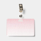Personeelskaart | Aangepaste tekst en kleur Basic Badge (Achterkant met clip)