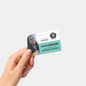 Personeelskaart met bedrijfsnaam badge (Handheld)