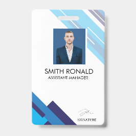 Personeelskaart met foto – bedrijfsidentificatieba badge