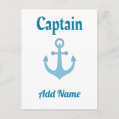 Personeelskapitein Anchor Briefkaart (Voorkant)