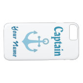 Personeelskapitein Anchor Case-Mate iPhone Case (Achterkant (Horizontaal))