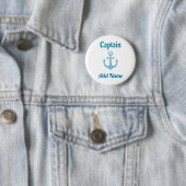 Personeelskapitein Anchor Ronde Button 5,7 Cm (In situ)