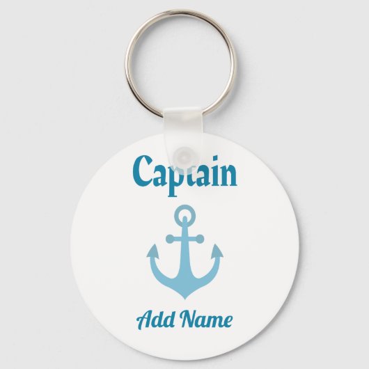 Personeelskapitein Anchor Sleutelhanger (Voorkant)