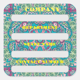 PERSONEELSLABEL STICKER VOOR BEDRIJF