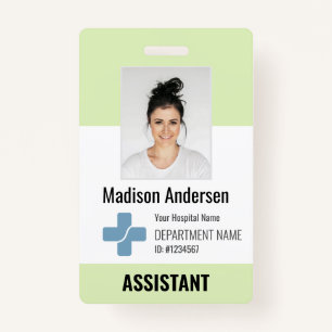 Personeelsleden Logo en foto-ID Slecht Badge