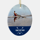 Personeelsleden roeiclub keramisch ornament (Rechts)