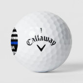 Personeelsleden van de politie van de thin Blue Li Golfballen (Logo)