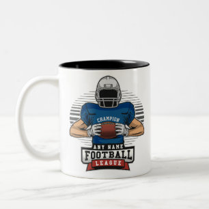 Personeelsleden van het Football League Player Tea Tweekleurige Koffiemok