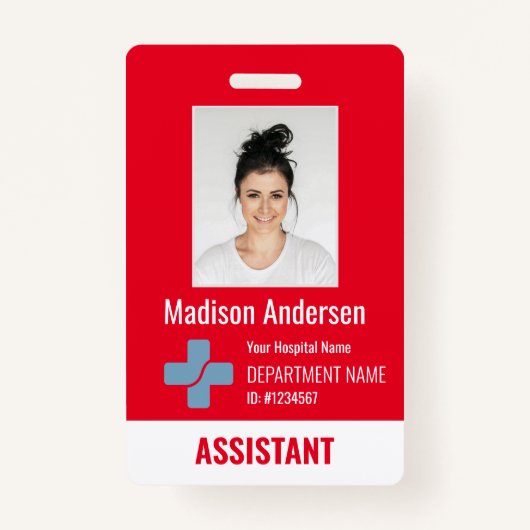 Personeelsleden van het individuele ziekenhuis Tot Badge (Voorkant)