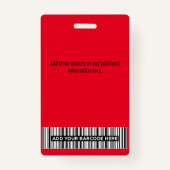 Personeelsleden van het individuele ziekenhuis Tot Badge (Achterkant)