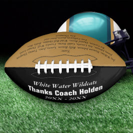 Personeelsleden van het team van de Naam van Coach American Football