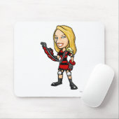 Personeelsleider van Viola Krawk Muismat (Met muis)